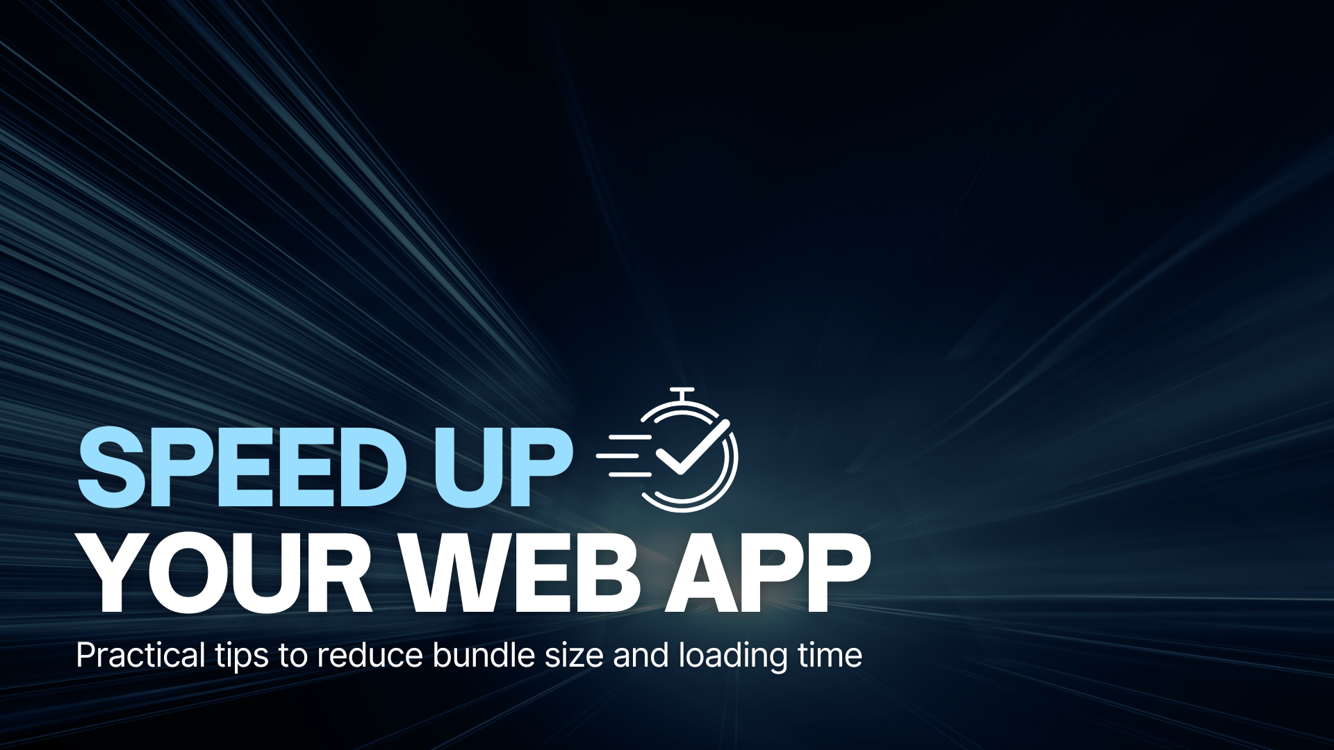 Fast Web Apps: Advanced Optimization Techniques