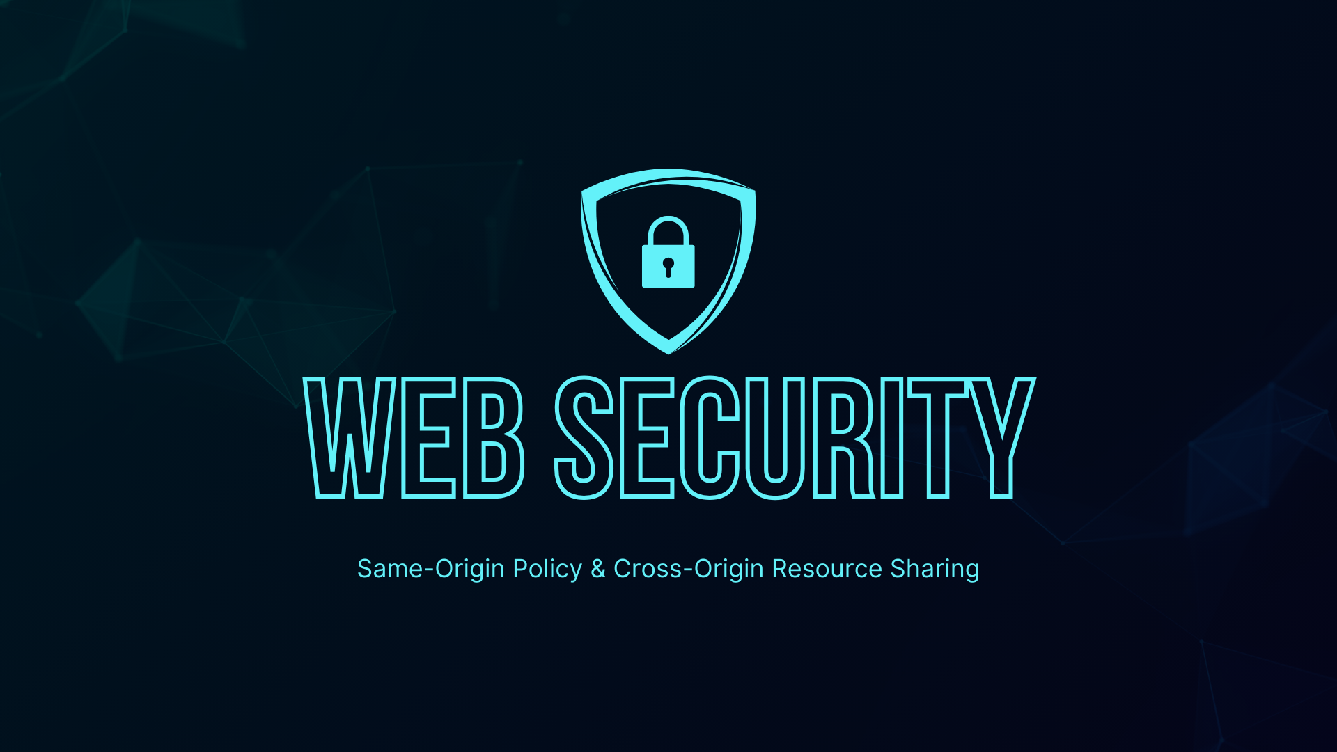 Web Security Made Easy: How SOP and CORS Protect Your Data