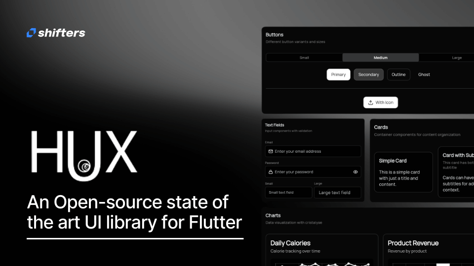 Hux UI: Open-source state of the art UI library for Flutter