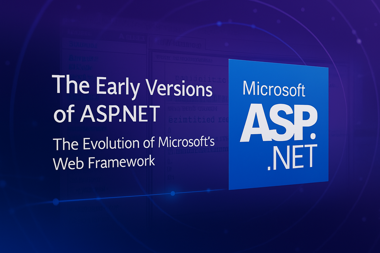 The Early Versions of ASP.NET: The Evolution of Microsoft’s Web Framework